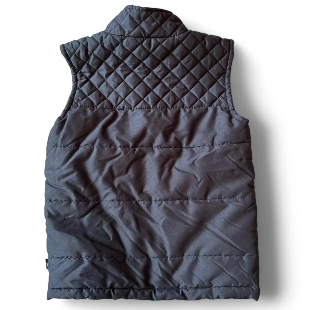 Crown & Ivy Kids Charcoal Gray Puffer Vest – Size Small,